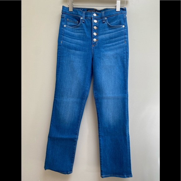 Veronica Beard Jeans | Nwt Veronica Beard Carly Kick Flare Button Jeans | Poshmark
